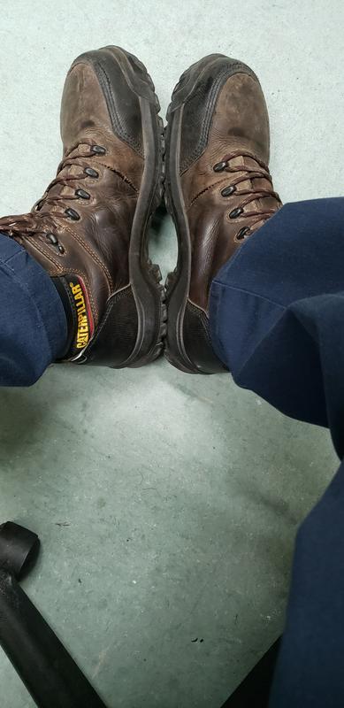 men's resorption waterproof composite toe work boot