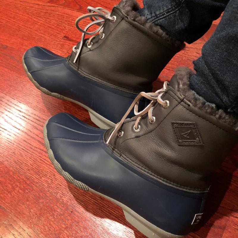 sperry saltwater winter luxe duck boot