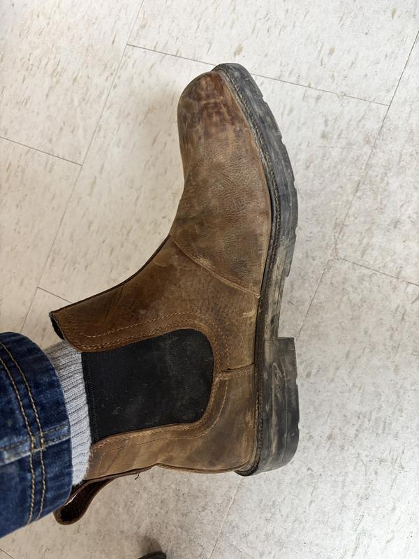 Men - Rancher Level Chelsea Slip-On Steel-Toe Work Boot
