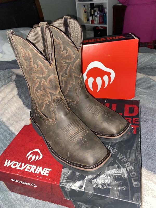 Rancher Square Toe Steel Toe Wellington Wolverine US