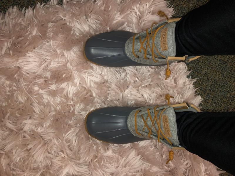 wool sperry duck boots