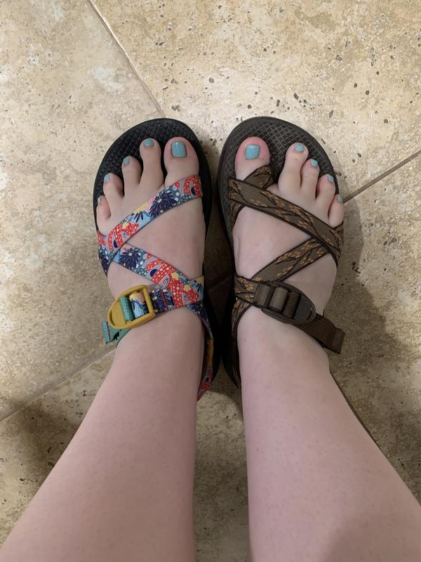 checkered sunflower chacos