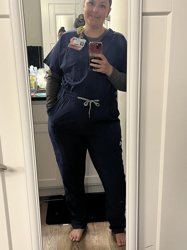 Scrub jumpsuits are a thing now. It will be a nightmare going pee