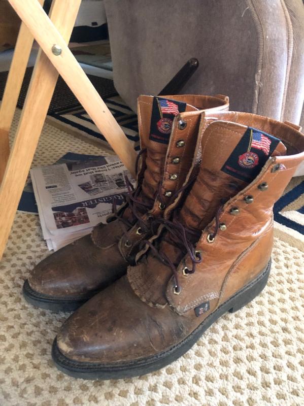 Justin Lace Up Justin Boots 0760 Men's Justin Original Work Boots