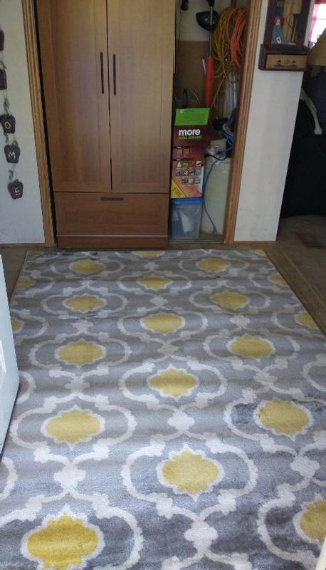 Placed it in utility room until it flattens out