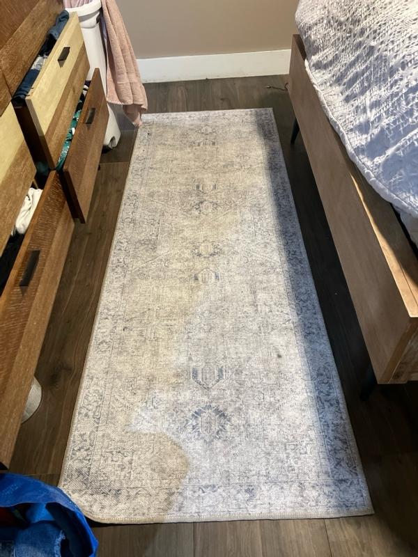 World Rug Gallery 2 X 10 (ft) Indoor Oriental Machine Washable Area Rug ...