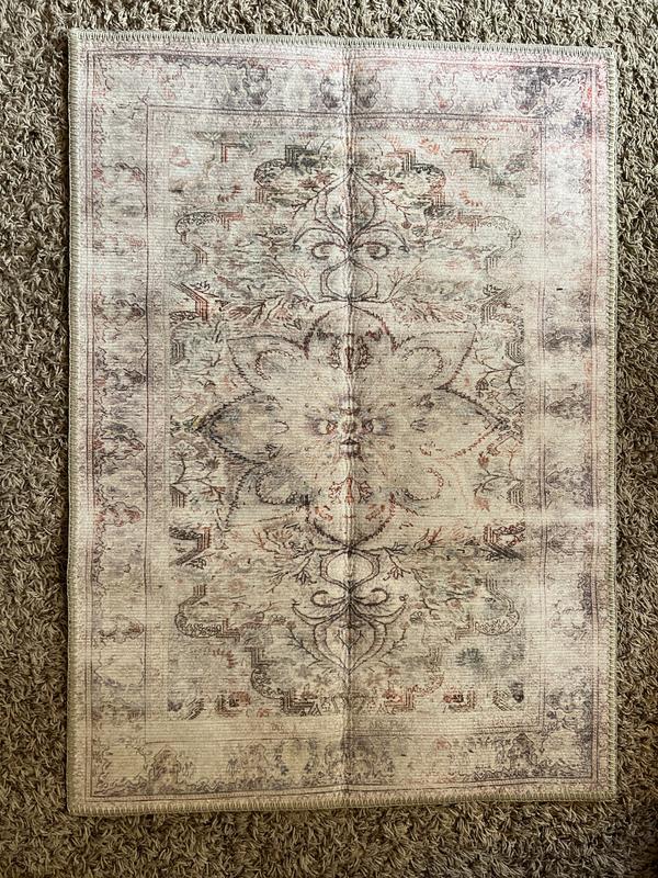 World Rug Gallery Somerville 2 X 3 (ft) Cream Indoor Medallion Bohemian ...