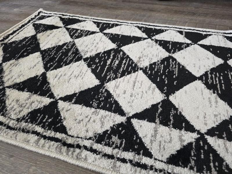 World Rug Gallery Naples 5-ft x 7-ft Flatweave Polypropylene Black ...