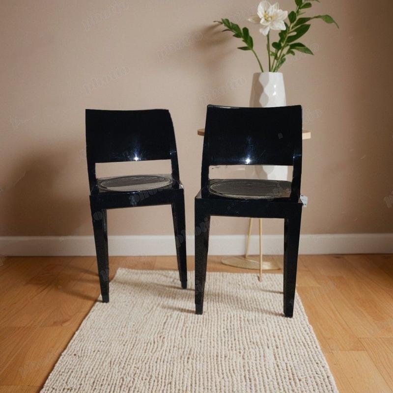 World Rug Gallery SeriesW1 Set of 2 Stackable Black Resin Frame ...