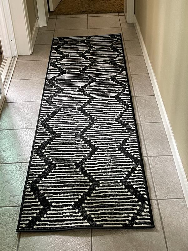 World Rug Gallery Ashton 2 x 7 (ft) Flatweave Polypropylene Cream ...