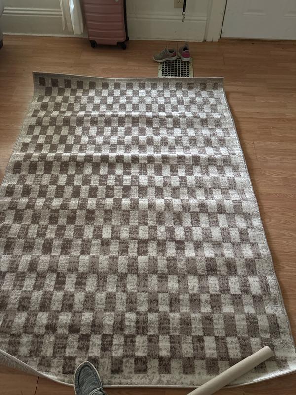 World Rug Gallery Naples 7 x 10 (ft) Flatweave Polypropylene Black ...