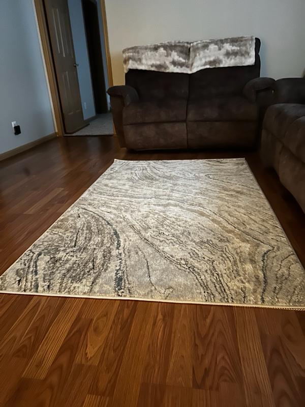 World Rug Gallery Andes 4 x 6 (ft) Loomed Polyester/Polypropylene Gray ...