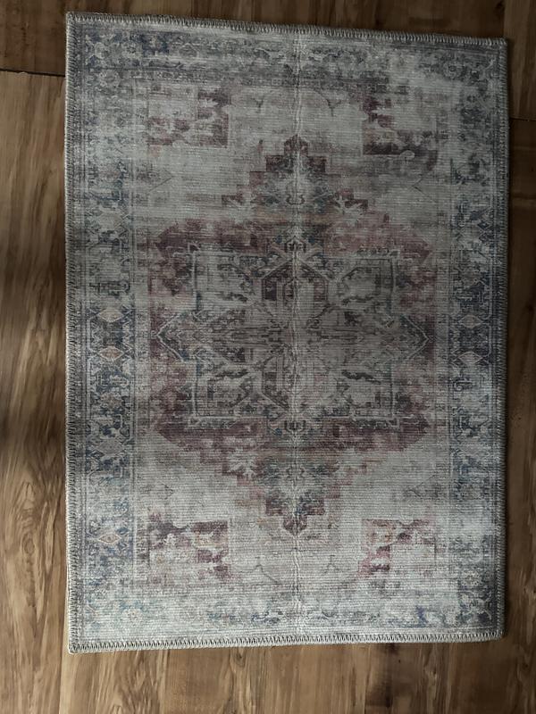 World Rug Gallery Somerville 10 X 14 (ft) Rust Indoor Medallion ...