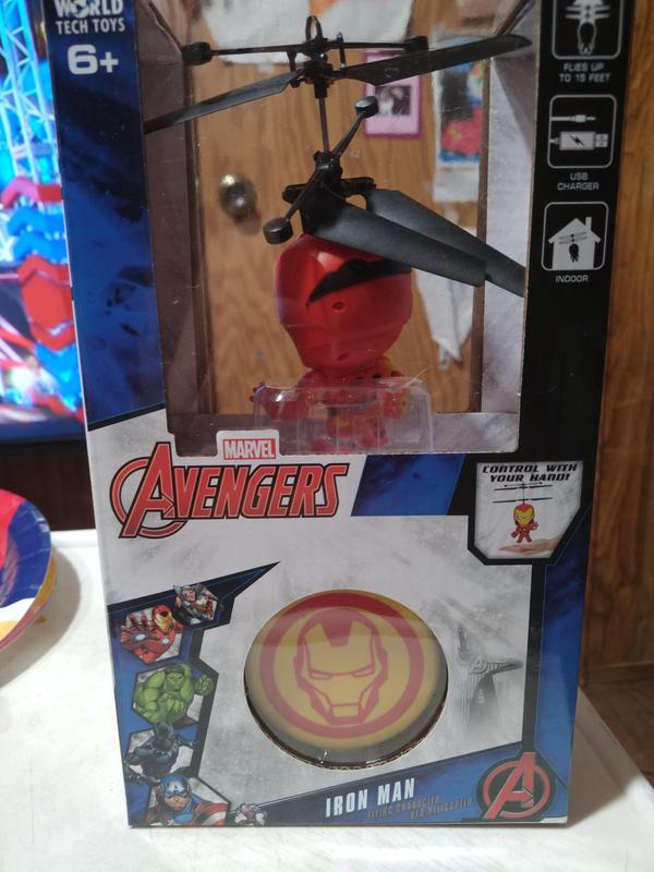 The back of the iron Man helicopter