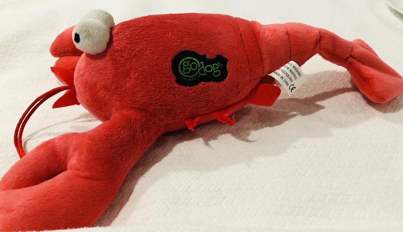 goDog Action Plush Lobster Dog Toy Medium Petco