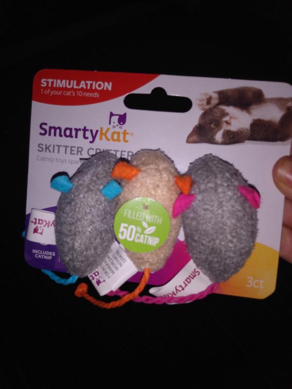 Smartykat skitter critters catnip sales mice