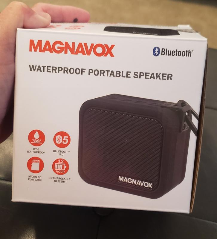 Magnavox MMA3927 Waterproof Portable Bluetooth Speaker with