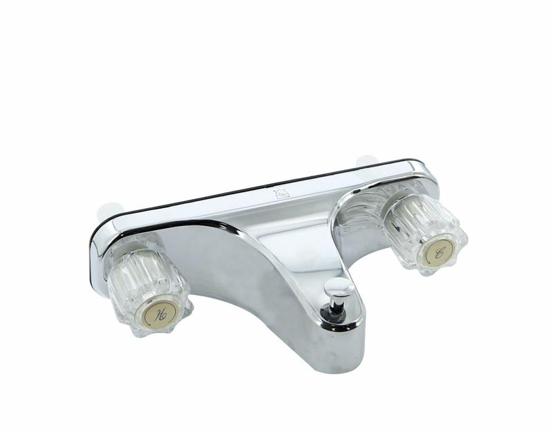RV MOTORHOME DUAL Handle Shower Faucet Valve Diverter Mixer Valve