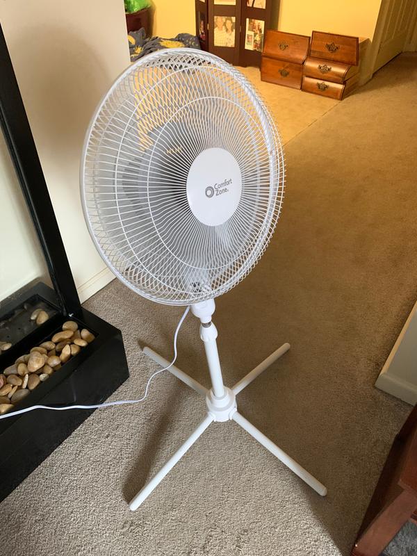 This is my free Comfort Zone Fan blowing to the left