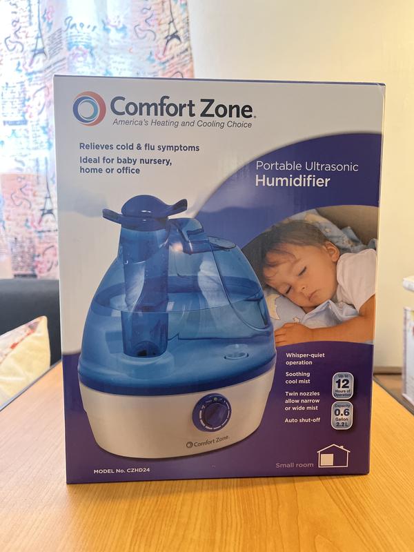 Comfort Zone Cool Mist Ultrasonic Humidifier #GotitFree
