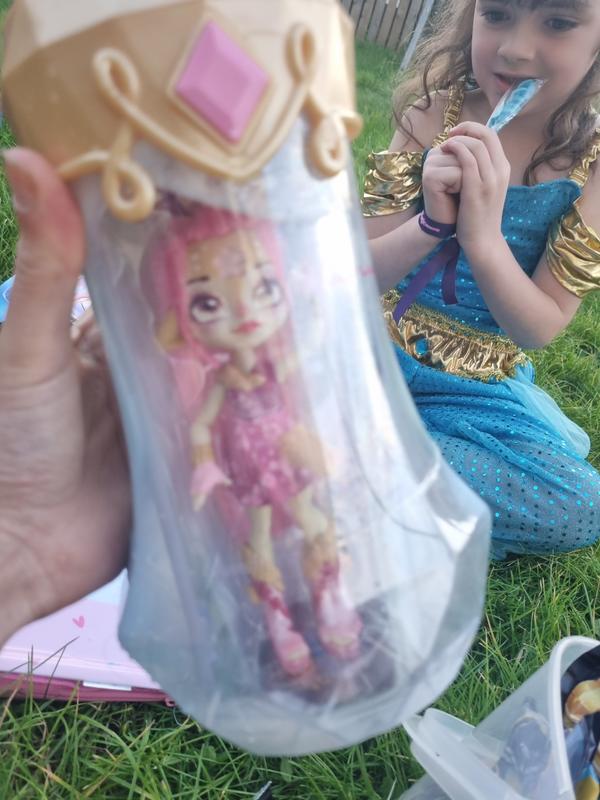 During her magical appearance!