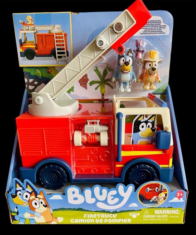 その他 BLUEY FIRETRUCK Amazon.com: Bluey Firetruck Toy Playset with Firefighter