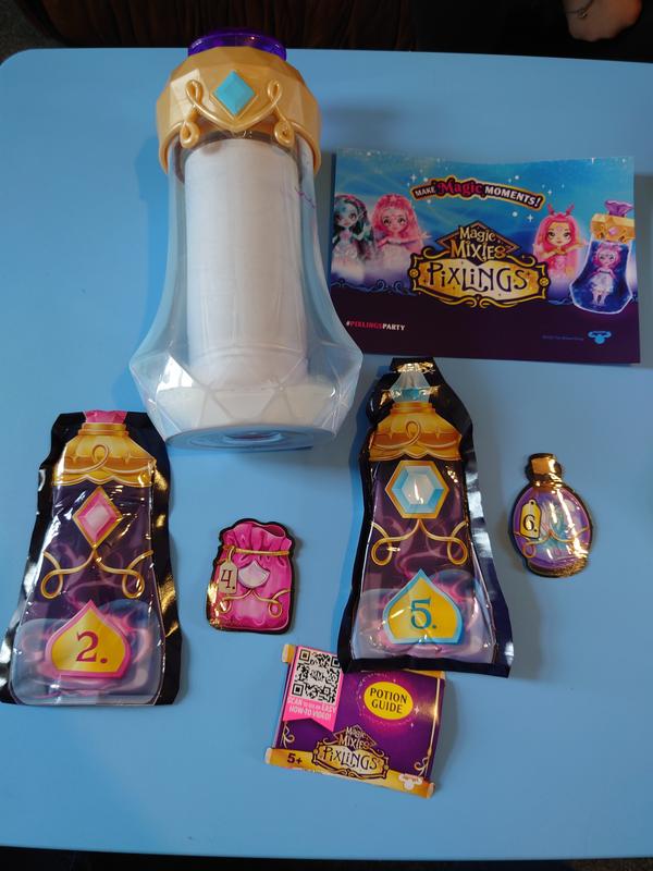 Magic Mixies Pixlings Marena the Mermaid Pixling 6.5 inch Doll Inside a  Potion Bottle, Ages 5+ 