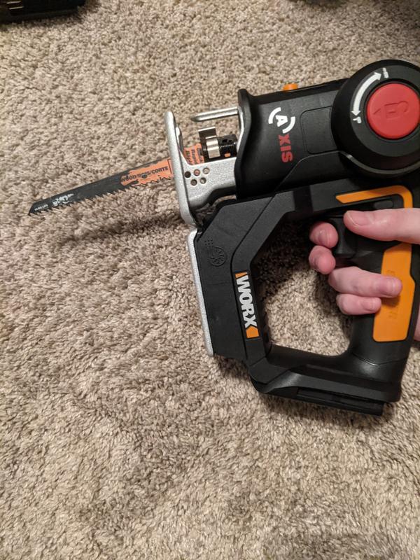 Reciprocating Saw works as a jigsaw!