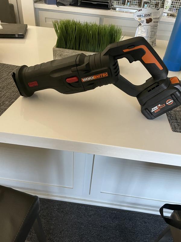 WORX 20-volt Max Variable Speed Brushless Cordless Reciprocating