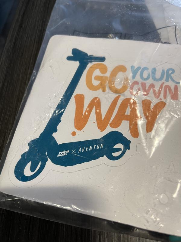 Cool sticker with it