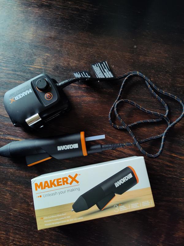 WORX MakerX 20V Mini Glue Gun Tool Only in the Glue Guns