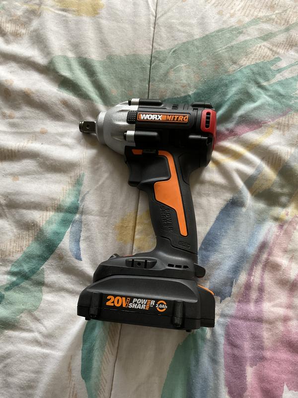 WORX 20-volt Max Variable Speed Brushless 1/2-in Drive Cordless