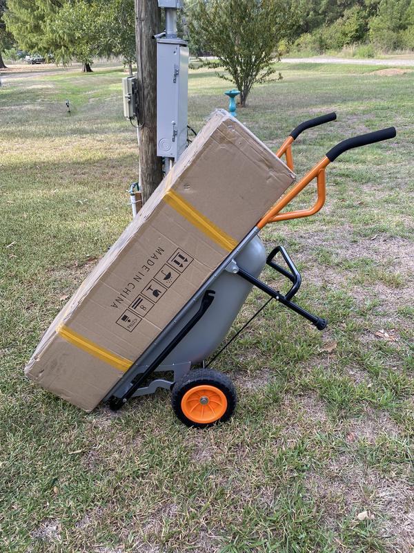 Worx 3 cu. ft. AeroCart Wheelbarrow, Dump and Yard Cart in One WG050 - The  Home Depot