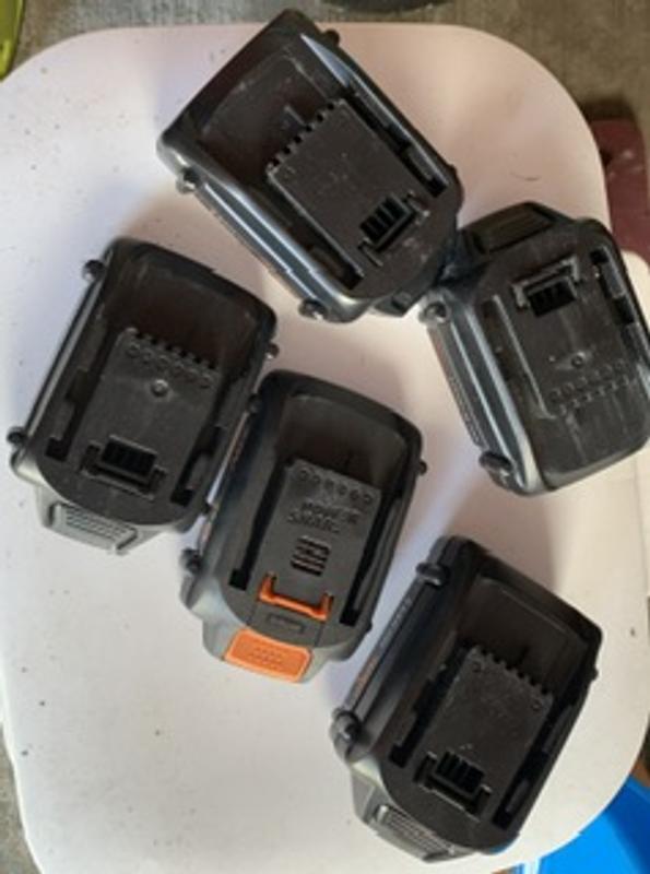 Just A few of my battery collection.