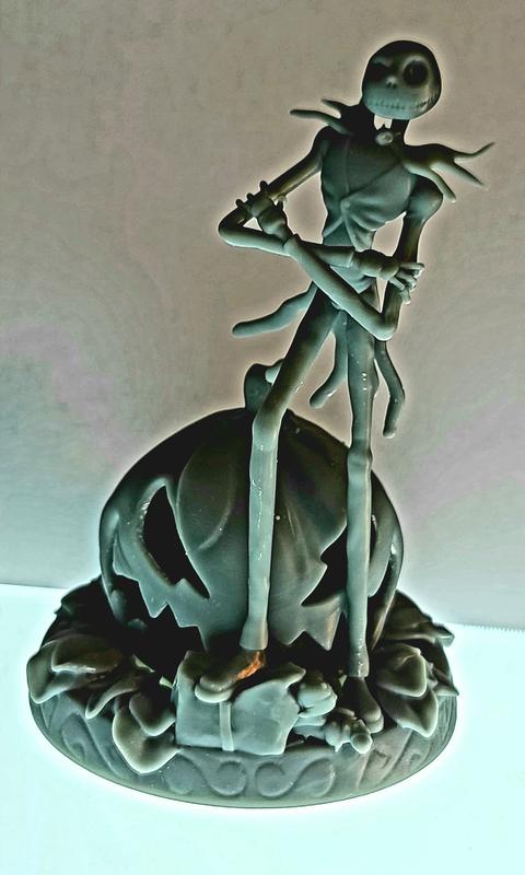 Photo perfect resin print dried with MakerX Blower