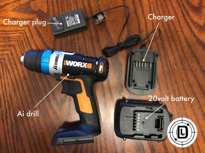 WORX 20 volt Max 3 8 in Cordless Drill 1 Battery Included