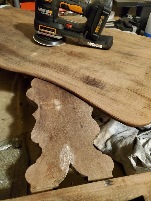 Start on this walnut stand