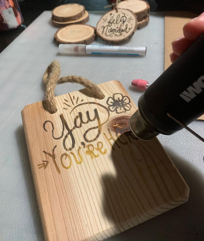 Wood Scorch Heat Gun Project