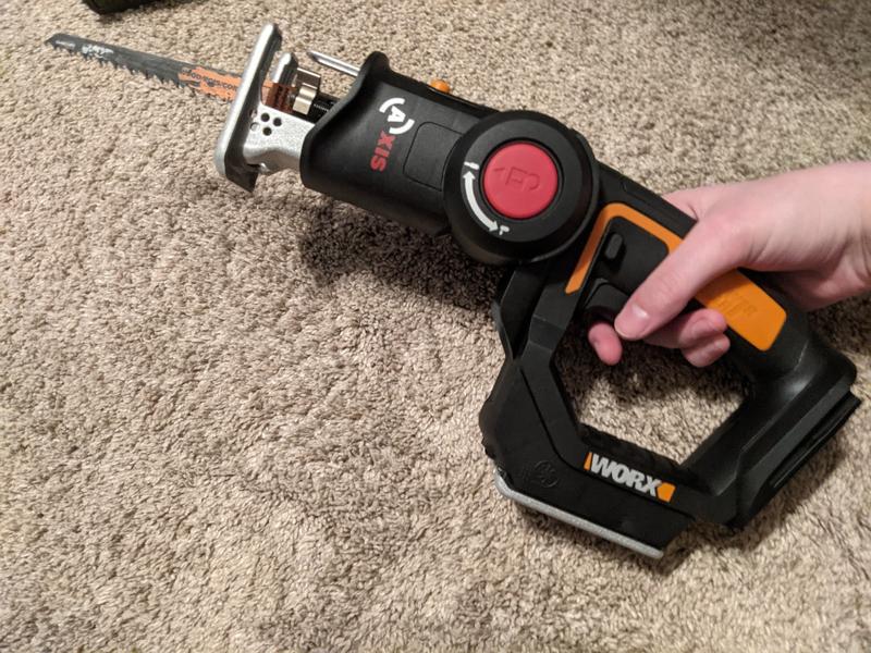 Reciprocating Saw works well as a recipe saw!