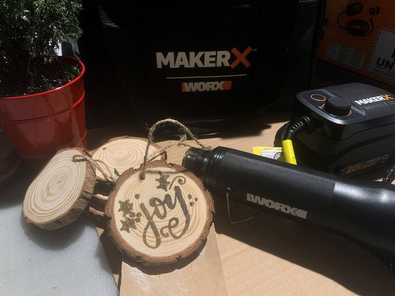 Mini Heat Gun Wood Ornament Project