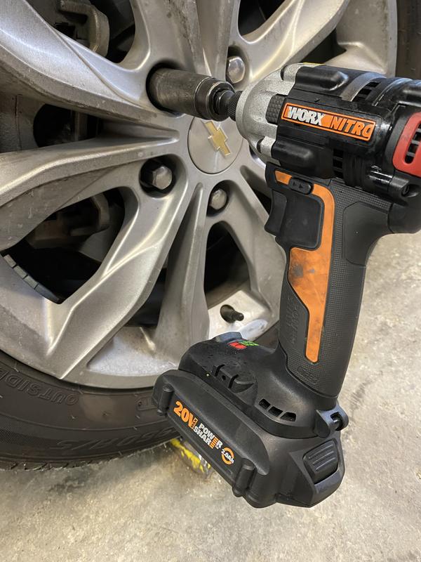 Worx DIY Worx WX-JCR.9 - Taladro percutor Brushless Slammer Drill 20V  (S/bat)