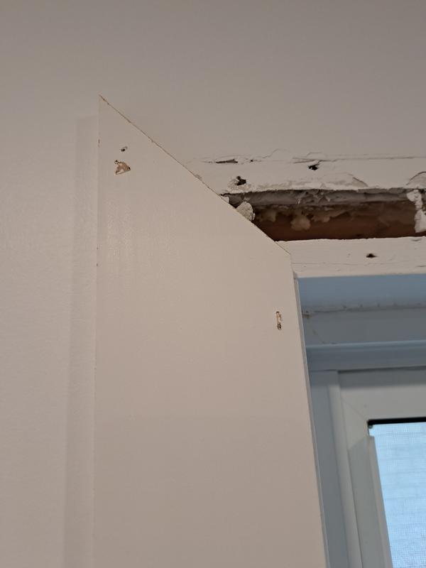 Trim after multiple miss-fires. Large hammer indentations.