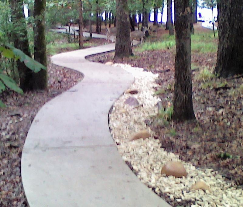 Even the deer like a clean sidewalk