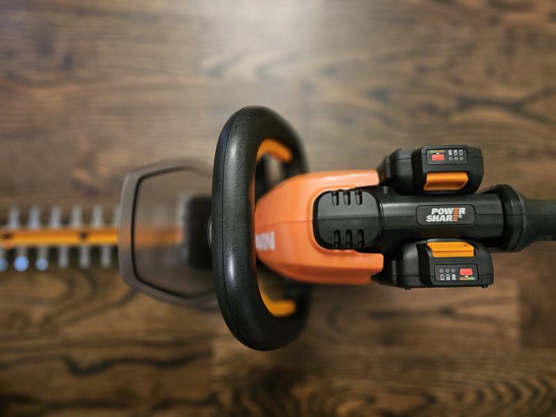 WORX 20 Volt Max 20 in Dual Cordless Electric Hedge Trimmer at