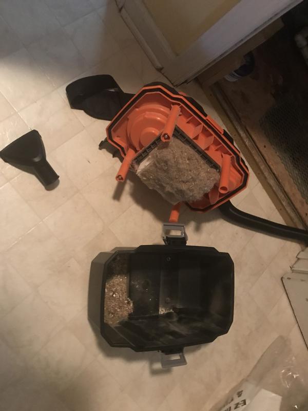 Debris After Use...It Got It All