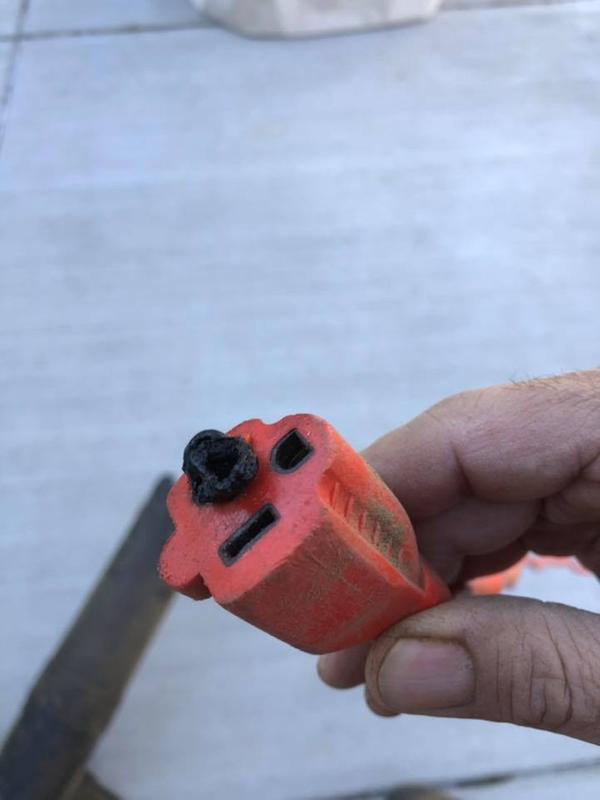 fried my extension cord