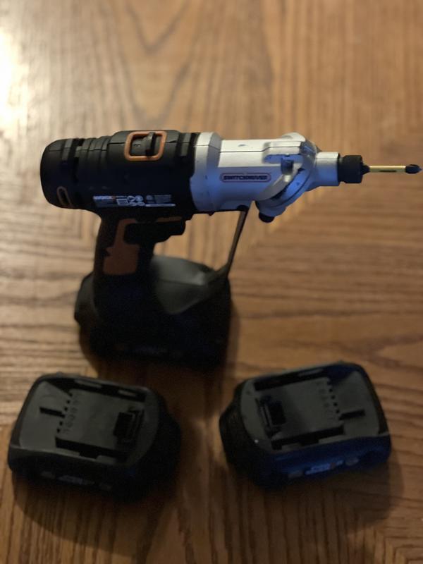 20 Volt Switchdriver with extra batteries.