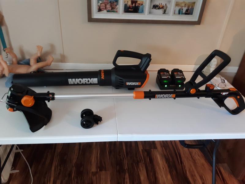 Weed eater, blower combo.