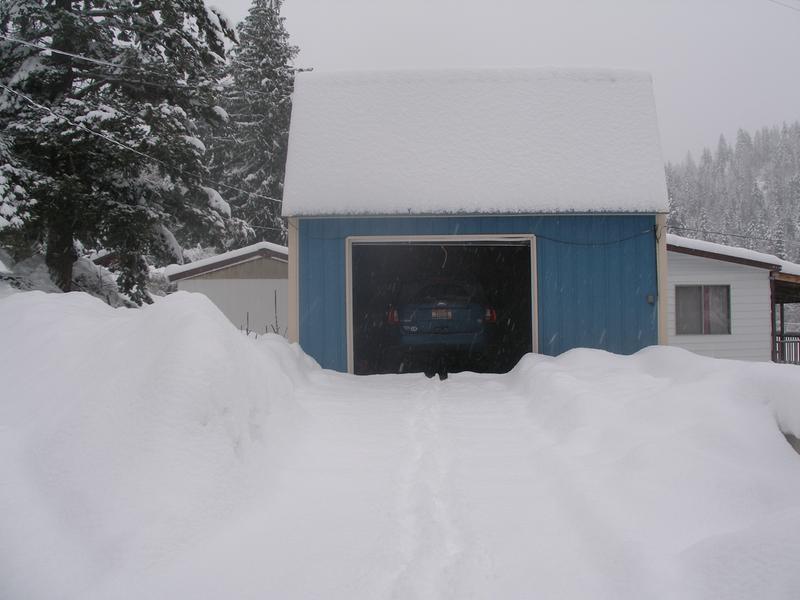 About 4-5 inches deep.