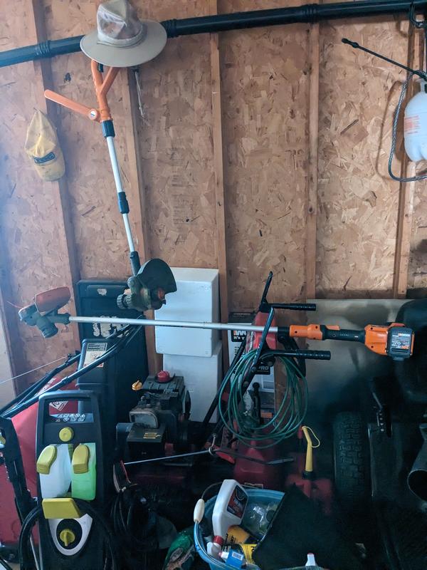 All of my Worx tools charged and ready for action!